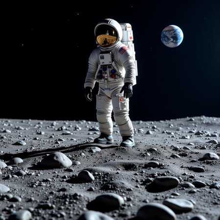 img_1017.cr2,the most realistic, photorealistic photo ever taken (ASTRONAUT LANDING ON THE MOON:1.5), EARTH IN THE BACKGROUND, Captured with a Hasselblad X2D 100C and an 18mm f/1.9 lens, hyper-realistic textures, elegant shadows, incredible realism, 16K, ultra-detailed textures, perfect lighting,aidmaimageupgrader