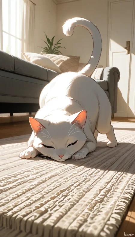 masterpiece, (masterpiece, best quality), amazing quality, very aesthetic, absurdres, highres, newest, HDR, 8K, high detail RAW color art, intricate details, high contrast, photo background, photo-referenced, detailed background, beautiful detailed, no human, 1cat, lying, living room, bosom buddy, happy, love, cat and mouse sleep peacefully, 1mouse, white mouse, <lora:Pony People's Works_noob:0.7>, <lora:Detail Tweaker XL:0.4>