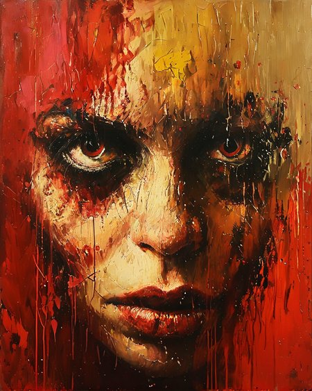 designed by Aaron Jasinski, Milton H. Greene, portrait, close up of a Charismatic (Female Cyclops:1.2) , crowded trees and flowers, Hopeless, Sun Rays, Cinestill 50, F/14, background, delicate, intricate details, depressing, <lora:Disturbia:1>