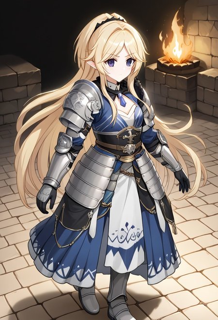 core_9, score_8_up, score_7_up,
BREAK source_anime, best quality, masterpiece, rating_safe, uncensored, High quality, 8k, Ultra detailed, insanely detailed, beautiful, prefect lighting, 1girl, 
BREAK yukariadv, very long hair, blonde,
full armor,
walking
BREAK (Cave, firewood, fire, water droplets, stone bed, rough floor,Cobblestone wall),