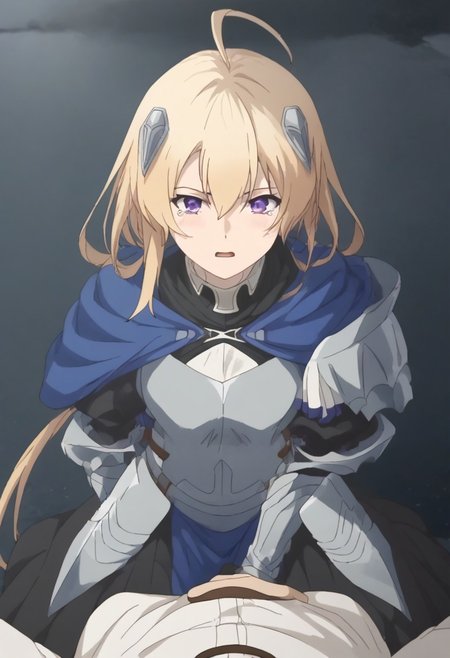 (masterpiece, best quality), intricate details, 1girl, 1girl, Ines Harness, purple eyes, blonde hair, long hair, low tie ponytail.
BREAK Depicts a regal, mysterious figure draped in elegant dep blue and gold garments, a female witch, cute, realistic, twinkling eyes.
BREAK
Straddling, from above, crying, cry, tears, wet, sweat, sweating, red cheeks, steam, vapor.