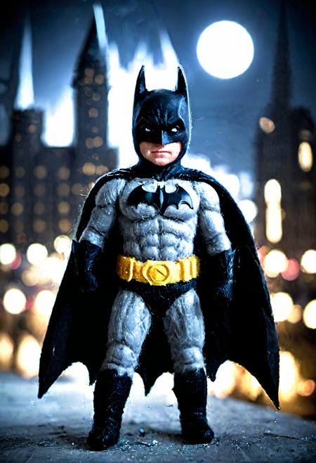pamfelt a cinematic photo of a batman, heroic pose, night,gotham city background,cinematic shot, sharp focus,Insane Details, award-winning photo,