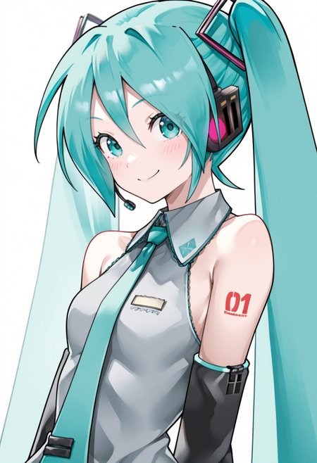 masterpiece,best quality,newest,absurdres,1girl,aqua eyes,smile,Hatsune Miku,
<lora:Maid Magic_miku_v1:1.35>,