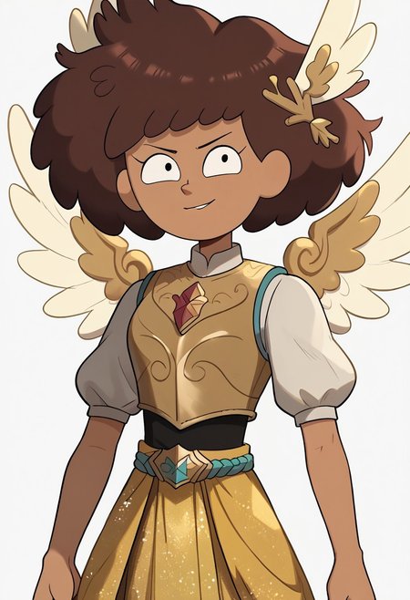score_9, score_8_up, score_7_up, 1girl, nocunoct, anneboonchuy, brown hair, dark-skinned female, short hair, six angel wings, solo, bright light shinning in the background, armour, golden silk long skirt, looking a viewer
BREAK, (masterpiece, best quality, highly detailed), expressiveh, floating