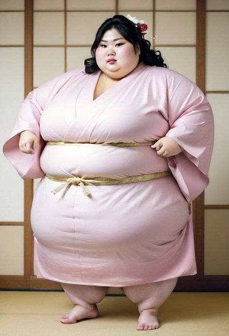 bloated ssbbw asian biggest breast ,kimono,fattest obese,too meaty,too busty,too booty,transcended physique,sumo