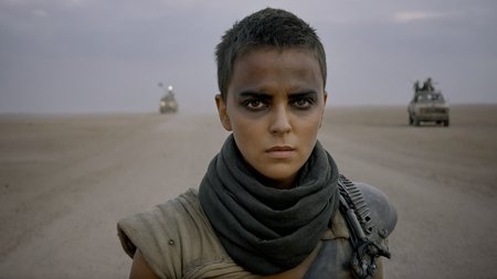 cinematic film still of  <lora:detailed_notrigger:0.1>
<lora:facial expression style v2:0.1>
<lora:perfection style:0.1> perfection style
<lora:TeethXL:0.1>
<lora:detailed:0.1> detailed
 <lora:skin texture style:0.2>
 <lora:anamorphic bokeh style:0.9> anamorphic bokeh style
 <lora:Hollywood Anamorphic format film style:0.3>
 <lora:cinematic color motion picture film style:0.1>
 <lora:Mad Max Fury Road style:0.8>
In a dystopian world - The collapse of society Imperator Furiosa a woman with a black face paint and a scarf,solo,short hair,black hair,1boy,brown eyes,closed mouth,male focus,outdoors,sky,day,blurry,lips,blurry background,portrait,realistic,very short hair,buzz cut , action movie themed, sharp, detailed, epic cinematic photography, artistic, dramatic light, cinematic color style, Kodak film style, Mad Max Fury Road style, shallow depth of field, vignette, highly detailed, high budget, bokeh, cinemascope, moody, epic, gorgeous, film grain, grainy