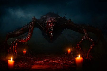 Photography, photorealistic, insanely real life detailed, 8k, highest resolution possible, sharp focus, taken with professional DSLR and lenses, cinematic, taken best skilled cinematographer, 
monster, horror \(haunted house\), Darkness,
haunted house,night,dark,sparse Candlelight, creepy, scary,terrifying
horror movie atmosphere, cinematic dark night time lighting and dramatic shadows,
realistic horror and gore scene of a <lora:Reel_WHorror_1_2_9_ReWo_n:1> girl, outdoors, centipede, dismembered, multiple limbs, blood pool, teeth, rim lighting, pov, (8K, RAW photo, best quality:1.2, masterpiece:1.2), (realistic, photo-realistic:1.2), ultra-detailed,