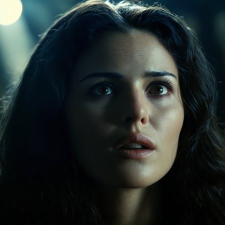 cinematic film still of cinematic film still of  <lora:add-detail-xl:0.1>1
<lora:detailed:0.2>
<lora:perfection style:0.2>
<lora:eyetune:0.5>
 <lora:xl_more_art-full_v1:0.3>
 <lora:Ron Fricke style:0.3>
 <lora:The Passion of the Christ style:0.9>
 <lora:TeethXL:1>
In the 1st century ancient history, an epic dramatic cinematic photo of a worried woman with her eyes open in the dark looking up at sunraylight,1girl,solo,long hair,black hair,closed mouth,from side,lips,profile,portrait,dark ,horror movie themed, sharp, detailed, epic photography, artistic, dramatic light, cinematic style, film style, The Passion of the Christ style, shallow depth of field, vignette, highly detailed, high budget, bokeh, cinemascope, moody, epic, gorgeous, film grain, grainy