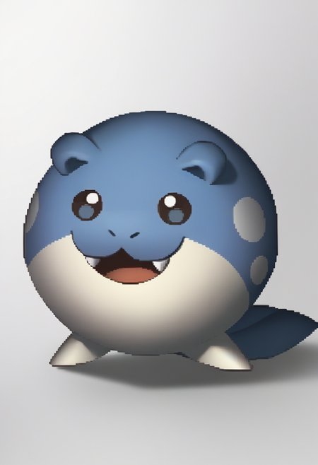 score_9, score_8_up, score_7_up, source_anime, BREAK, solo,  <lora:zs_FFVIIChibisXL_1:1>, ffviichibis, chibi, standing, full body, white background, <lora:Spheal-pdxl_Fp:1>, sphealpk, pokemon \(creature\), fang, happy,