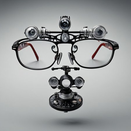 Glasses-phoropter, optical, medicine
