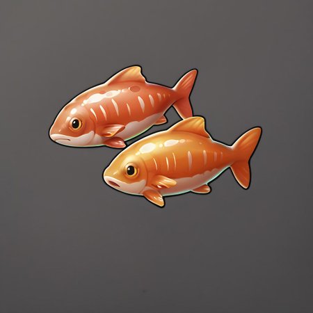 score_9, score_8_up, score_7_up, simple background, no humans, grey background, lots of fish