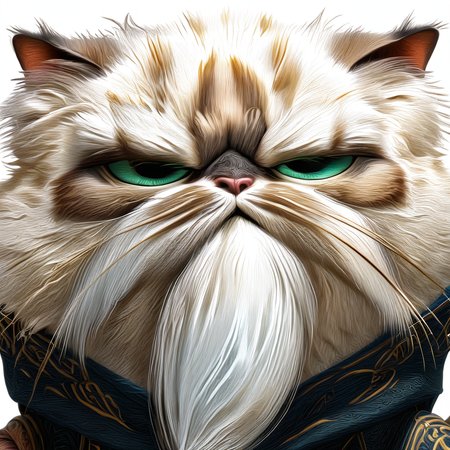Max - Fantasy Wizard Cat