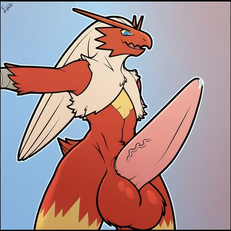 COMMISSION [PONYXL] POKEMON - Blaziken