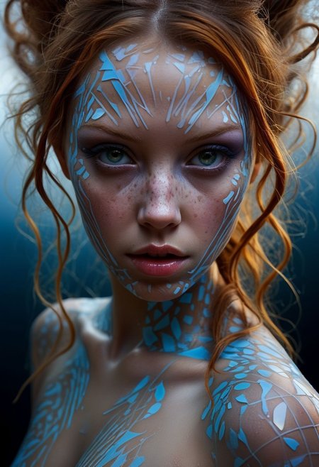 mysterious face with freckles, an exotic girl in tape clothing, fading background, alluring goddess, blacktapeprojekt, by Minjae Lee, Carne Griffiths, Emily Kell, Steve McCurry, Geoffroy Thoorens, Aaron Horkey, Jordan Grimmer, Greg Rutkowski, amazing depth, double exposure, surreal, geometric patterns, intricately detailed, bokeh,  perfect balanced, deep fine borders, artistic photorealism , smooth,  great masterwork by Suiras  <lora:add-detail-xl:2>  <lora:Double_Exposure:0.5>