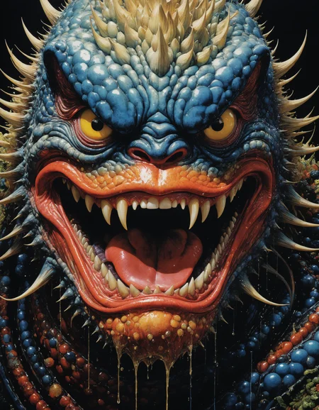 professional photograph of a impartial and otherworldly monstrous creature  by  Katsuhiro Otomo and Makoto Shinkai and irving penn , bold lines, hyper detailed, dark limited palette, dramatic lighting,  (intricate details, masterpiece, best quality:1.4),
<lora:add-detail-xl:1> <lora:xl_more_art-full_v1:0.5>