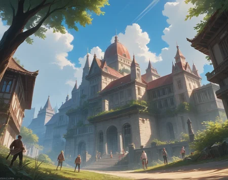Anime Fantasy Architecture (Buildings) (Pony) (AD)