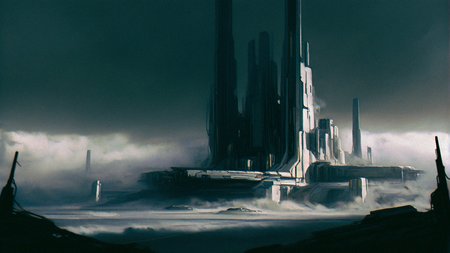 realistic,  
masterpiece, best quality, amazing quality, highres, absurdres, very aesthetic, very awa,expert shading, ultra detailed, UHD, 8K,
N3onSp3ctra, Vo1d Sp3ctrum, scenery, outdoors, science fiction, cloud, spacecraft, very wide shot, sky, no humans, ruins, cloudy sky <lora:Elegence_Niji:0.6> <lora:Vo1d_Sp3ctrum-final-v1:0.85> <lora:NeonSpectra:0.5> <lora:nhl-001-20:0.3>