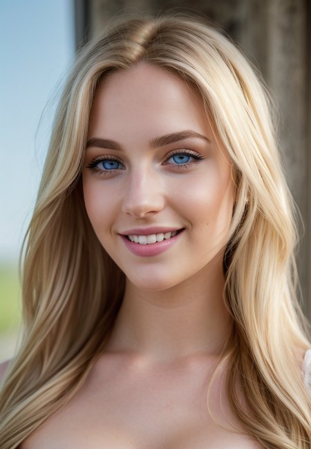 ((NSFW))) the most beautiful 21-years-old woman in the world, sincerely happy, provocative, confident, Bellissima, (perfect eyes), (perfect hands), she is standing in church with her hands on hips and elbows wide open,  perky boobs, (wearing a blue, sleeveless, mini, crop-top with a large superman logo), underboob crop top,  ((full body photograph)), ((tack sharp focus on eyes)), (((babe))), (((Natural light Blonde hair like Rapunzel))), (((Eye Liner around her eyes))), 8k raw, high res, ultrarealistic, hyperrealistic, soft lighting, good lighting, textured skin, photorealism, DSLR photo, high details, detailed face, youthful nose, detailed hair, (sparkling pink lips), (flirting to photographer), (light-blue Eyes), (Fine Tuned Detailed Eyes), (Detailed Eye Corneas), (detailed pupils), ((smiling)), photo lab, elegant, insane details, hyperdetailed, low contrast, epiCRealism, Detailed and realistic photography, intricate and realistic eyes,  skin texture, soft natural lighting, 50mm lens, magical photography, dramatic lighting, ultra-detailed, Kodak 800T.   <lora:lora:1> <lora:French_girls_Natural_beauty_enhancer:1> <lora:Perfect Hands:1> <lora:Perfect_Eyes:1> <lora:PerfectEyesXL:1> <lora:Underboob:1>