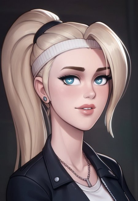 score_9, score_8_up, score_7_up, score_6_up, PRSNL_3_1, uncensored, pupils black dots, lips,
upper body, 
MKSonya, 1girl, blonde hair, ponytail, blue eyes, long hair
