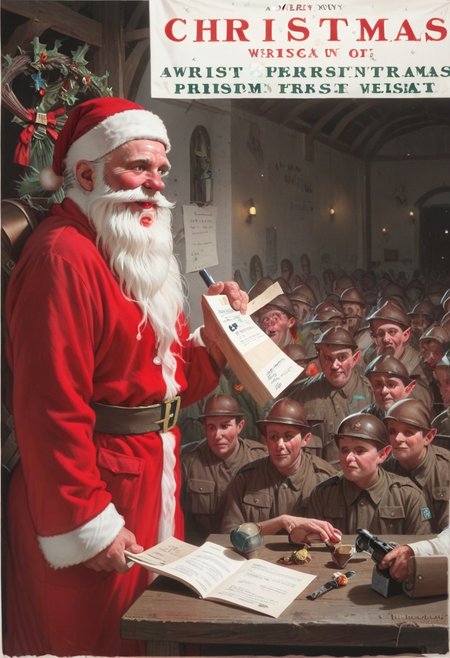 ww2 Xmas poster