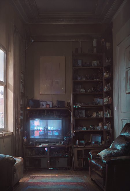score_9, score_8_up, score_7_up, indoors, living room, tv, window,
 <lora:the_wintess:1>, w1tn3ss