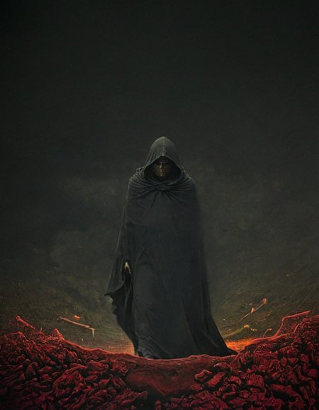 a terrible terrifying fight scene between an honorable knight and a hooded assassin dragging us with swords and daggers, ,end of hopes ,silence, extremely detailed,dark,sad, easynegative, digital artwork by Beksinski, extremely detailed, dark, chiaroscuro, low-key,in the style of Kelly Slater ,style by Kelly Slater,closeup,digital artwork by Beksinski, style of Kelly Slate  embedding:EasyNegative_-_EasyNegative.safetensors 