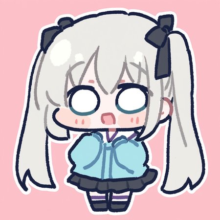 Kasugano Sora,<lora:miratsu_noob:1>,chibi,