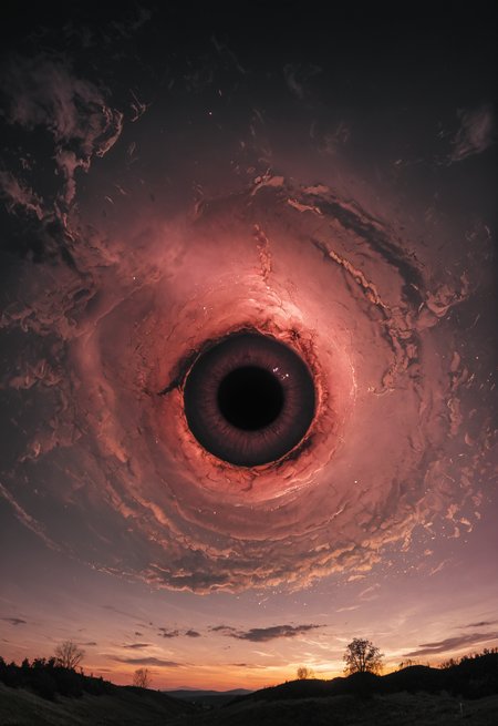 black hole,surreal,  dark and moody ,eye ball in the  pink sky,film grain,high quality, poster,   <lora:add-detail-xl:1> <lora:xl_more_art-full_v1:1> <lora:sss-000009:2>