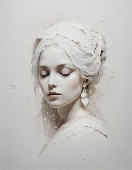 by olly moss,  (white but beautiful:1.4), (masterpiece, best quality:1.4) , in the style of nicola samori, 
<lora:epi_noiseoffset2:0.5> <lora:add-detail-xl:1> <lora:xl_more_art-full_v1:0.5>  <lora:NicolaSamori:0.7>