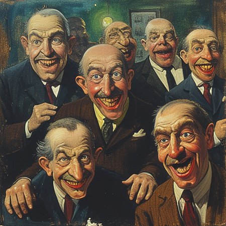 style of George Grosz flux 400