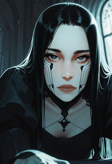 (EyesHD:1.2), (4k,8k,Ultra HD), masterpiece, best quality, ultra-detailed, very aesthetic, sharp focus, depth of field, ray tracing, best lighting, detailed illustration, detailed background, cinematic, beautiful face, beautiful eyes, 
BREAK
ambient occlusion, raytracing, soft lighting, blum effect, masterpiece, absolutely eye-catching
BREAK
masterpiece, amazing quality, best quality, ultra-detailed, 8K, illustrating, CG, bioluminescent skin, ultra-detailed-eyes, detailed background, cute girl, eyelashes, lowlight
BREAK
Female, close up, creepy, on all fours, head twisted, black eyes, soft eyes, long black hair, dark mansion, reaching towards viewer