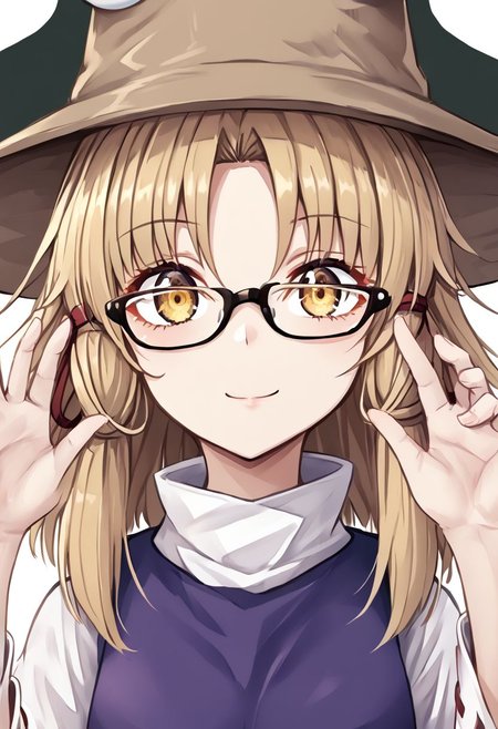 1girl, suwako, moriya_suwako, bespectacled, glasses, 
masterpiece, best quality, very aesthetic, absurdres,