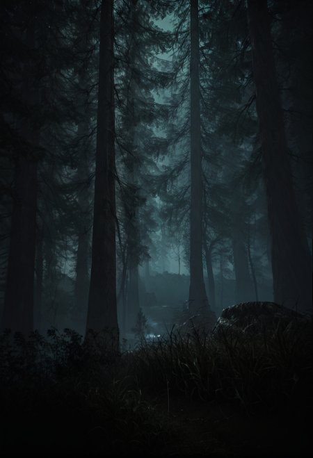 ,ruanyi1023,dark,forest,grass,night,<lora:0958 black forest_v1_pony:0.9>, score_9,score_8_up,score_7_up,,8k,1girl,solo,,