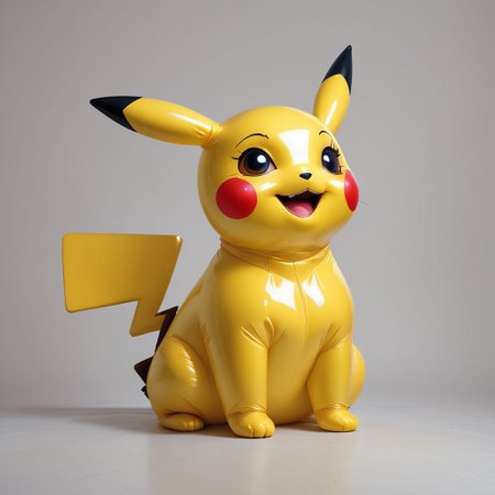 <lora:PikaEvo_V1:1> pikachu, pokemon,solo,score_9, score_8_up, score_7_up, score_6_up, score_5_up, score_4_up, yellow latex suit