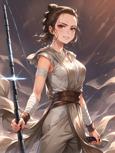 score_9, score_8_up, score_7_up,source_anime,BREAK, solo, (light smile:0.7), 
rey_star_wars,
<lora:rey_star_wars:1>