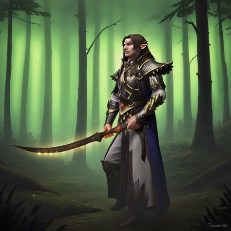 score_9, score_8_up, score_7_up, source_anime, professional photo of AlithAnar, pointy ears, dark brown hair, armor, holding a longsword, elven blade, standing in a sunny forest, elven magical forest, pixies, glowing lights amidst the boughs, fairy realm, <lora:AlithAnar:0.8>  <lora:Classic Fantasy:0.65> FANTASY, CLASSICFANTASY, CLASSICFANTASY ART,