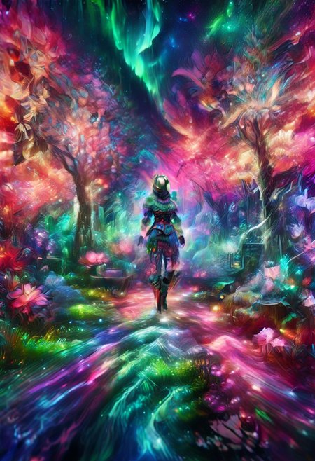 morph-aurora, score_9, score_8_up, score_7_up, score_6_up, score_5_up, score_4_up, rating_safe, c4lyx, highly detailed, complex composition, Gwen Stacy, dynamic lighting, intricate textures, high-contrast lighting, whimsical and modern aesthetic, spider-gwen suit, bokeh, palace, garden, flexible anatomy, head tilt, light smile, 28 years old, red knee boots, 1girl, d.va (overwatch), Older woman, (palace:1.3), (suit:1.2), (mgrcirinakushu:1.4), kshwtr, blonde hair, low ponytail, blue eyes, hair ornament, fur capelet, bowtie, gradient coat, corset, layered skirt, scenery, outdoors.