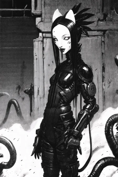 weird stuff <lora:Blame!:1>