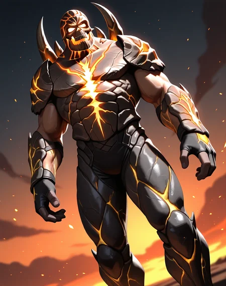 <lora:Dark_Khan_(Mortal_Kombat)_(Illustrious)_(AD):1> Dark Khan, muscular, Mortal Kombat, 
dutch angle, exterior, battle field, 
male focus, gradient coloring, villain, 
BREAK very awe, aesthetically pleasing, masterpiece, best quality, amazing quality, very aesthetic, perfect depth of field shot, in'ei,
Smooth Quality, lazympos, IllustQualXL_Pos,