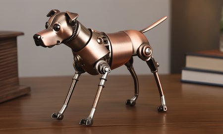 <lora:vintagemechcd_xl-000012:0.8>,a simple-structured dog made of vintagemechcd_xl standing on wooden table,desktop ornament,detailed,hi-res photo,bronze theme,chinese zodiac,no humans,close-up,microspur,indoors,living room,simple background, emotional,harmonious,high budget,moody,epic,gorgeous,perfect lighting,realistic,photorealistic,photographic,photo (medium),real,moody lighting,volumetric lighting,reality ray tracing,8K,HDR,UHD,masterpiece,best quality,highly detailed,high resolution,finely detail,extremely detailed,ultra detailed,wallpaper