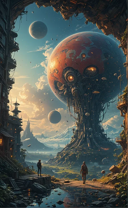 sci-fi style ethereal fantasy concept art of  Festive evening, May 1st Labor Day,  
Programmers, designers, managers celebrating together,
 intricate, 8k highly professionally detailed, HDR, CGsociety, heavenly atmosphere, detailed illustration, hd, digital art, overdetailed art, concept art, complementing colors, trending on artstation, Cgstudio, the most beautiful image ever created, dramatic, subtle details, illustration painting by alphonsn, vibrant colors, 8K, award winning artwork, high quality printing, fine art, gold elements, intricate, epic lighting, very very very very beautiful scenery, 8k resolution, digital painting, sharp focus, professional art, atmospheric environment, art by artgerm and greg rutkowski, by simon stï¿½lenhag, rendered by Beeple, by Makoto Shinkai, syd meade, 8k ultra hd, artstationHD, 3d render, hyper detailed, elegant, 
<lora:add-detail-xl:1> 
<lora:aidmaMJ6.1_v0.5_2:0.7> aidmamj6, 
<lora:SDXLFaeTastic2400:0.15>,
<lora:tbh129-sdxl:0.2> style of Michael Cheval,
brave light . magnificent, celestial, ethereal, painterly, epic, majestic, magical, fantasy art, cover art, dreamy . futuristic, technological, alien worlds, space themes, advanced civilizations