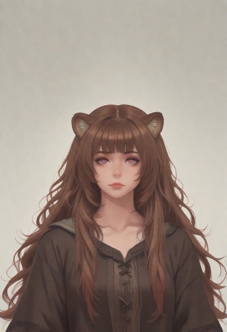 score_8_up, score_7_up, score_6_up, dnd  <lora:dnd_flat:0.95>  1girl raphtalia, long hair, bangs, brown hair, animal ears, raccoon ears, raccoon tail, raccoon girl, pink eyes. dramatic lighting, ornate.
WHITE BACKGROUND