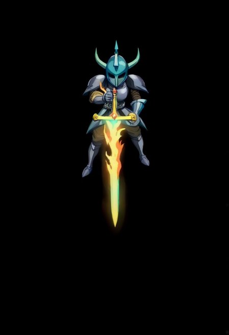 score_9, score_8_up, score_7_up, score_6_up, score_5_up, score_4_up, source_anime,NCRender,retro artstyle,knight,horned helmet,holding sword,flaming sword,blue flames,full body,dynamic pose,black background