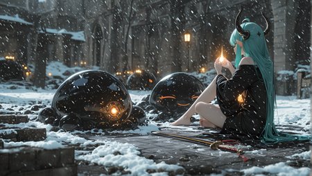examining the blade of a katana, Engraved War Horn, light skin, nail_polish, Traditional Moroccan riad courtyard, perky breasts, motion_blur:1.1, very aesthetic, macro scene, elf, anime character, best quality, motion_lines:1.1, very long hair, newest, Black Theme, intricate tiles., snow, Sharon (Spy x Family), Aqua hair, HDR, Noon, glow, Proud expression, glowing elements, absolutely eye-catching, depth of field, masterpiece, amazing quality, full body, 8K, ambient occlusion, barefoot, ultra-detailed, 2boys, slime_(creature), 1girl, clothes_lift, Elementalist (Air), absurdres, Artfully tousled, sitting on lap provocatively