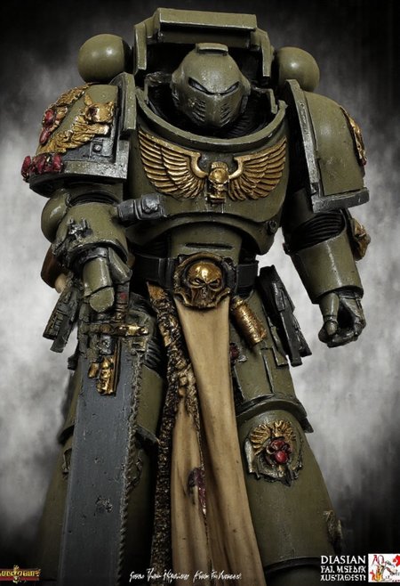 Score_9_up, absurdres, Source: GamesWorkshop, best quality, expressive eyes, perfect face, space marine, GreyK40K, a Gray Knights Astartes Chapter space marine wielding a chainsword, olive drab power armor and astartes helmet, mantisdetailerse, adddetails, smokey background,
MOVIE STILL,
FILM STILL,
CINEMATIC,
CINEMATIC SHOT,
CINEMATIC LIGHTING,