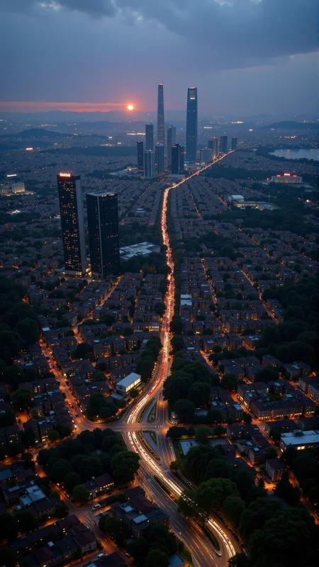 photo, photography, Fujifilm XT-4 Viltrox, Wuhan, China landscape, dusk, very intricate, very detailed, realistic. sharp, bright, colorful, film grain, high contrast, <lora:Anti-Blur:1><lora:Insane Detail Slider:0.25>  <lora:flux.1_lora_flyway_Epic-detail_v2:0.3> <lora:fluxenhancer:0.25>