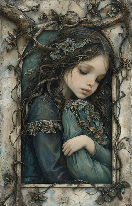 masterpiece,best quality,<lora:tbh220-sdxl:0.9>,illustration,style of Jessica Galbreth portrait of family