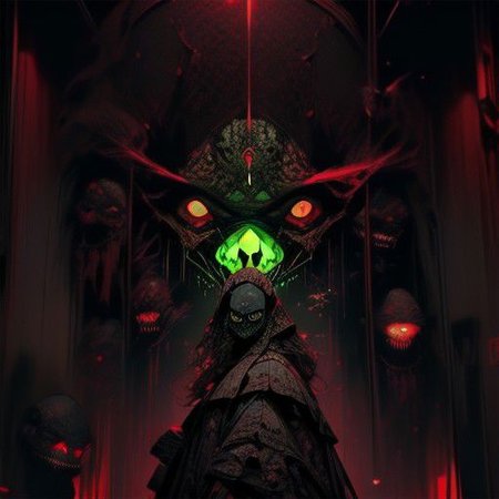 Ghoul, terrifying, grotesque, bone chilling, scary, horrorcore, ghoulcore, intricate background, hyperdetailed, photorealistic, dramatic lighting, inspired by pinterest art