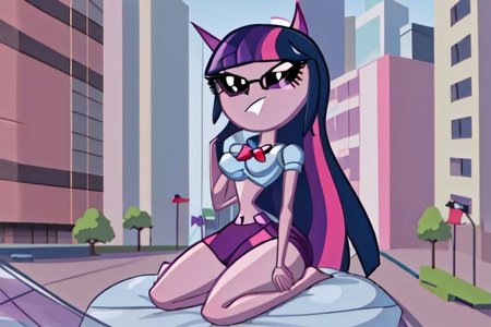 Twilight Sparkle Giantess inflatable phonescreenrecording