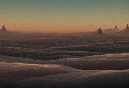 A beautiful landscape at sunset red filter, on an alien world, dramatic lighting, large moon in the sky, jade rocks, waterfalls, deep crevices, uhd, ultra-detailed, photography, f/8 photo, monoprone, nmskyrim